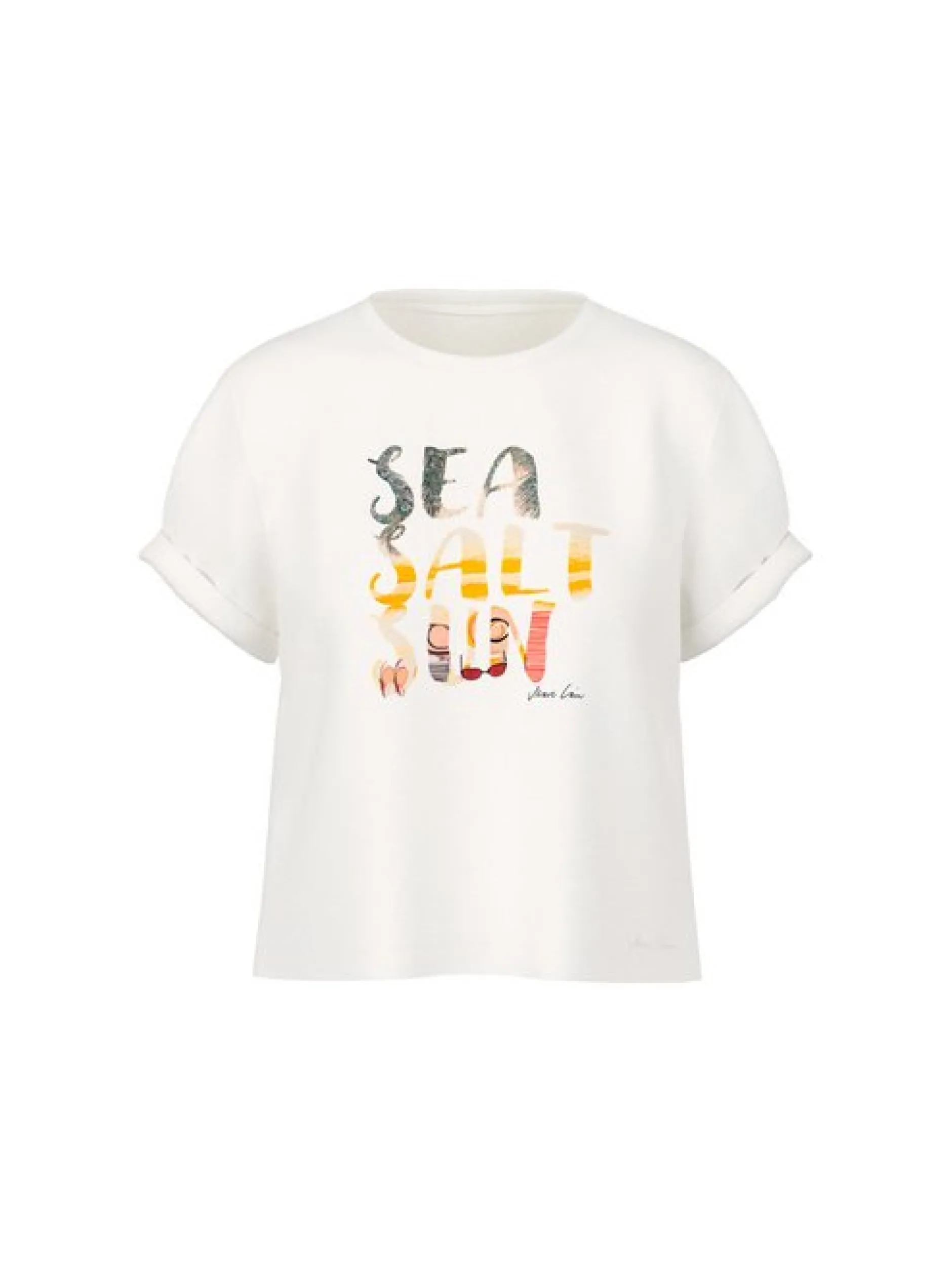 Marc Cain Damen T-Shirt in weiß