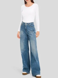 Marc Cain Damen T-Shirt in weiß