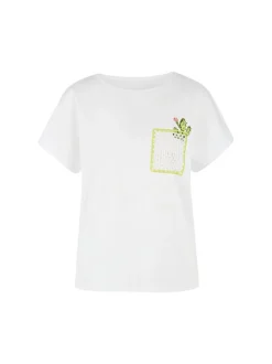 Marc Cain Damen T-Shirt in weiß