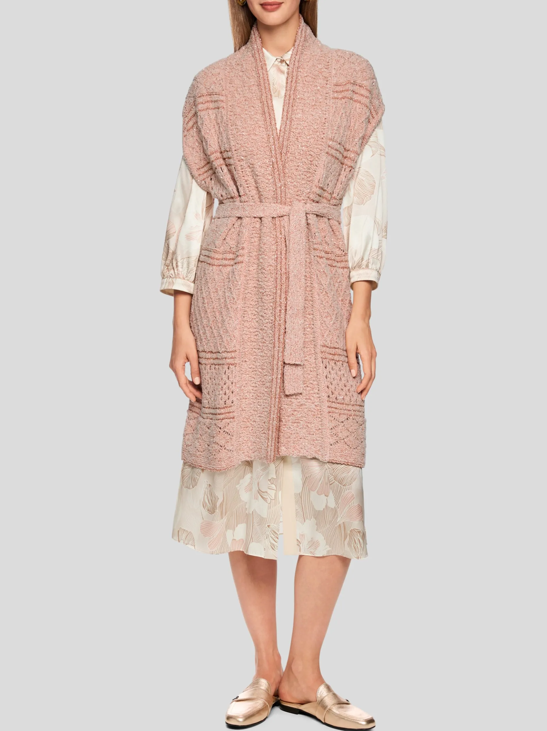 Marc Cain Damen Weste in beige