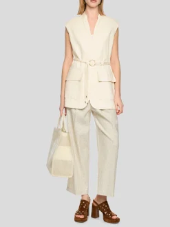 Marc Cain Damen Weste in beige