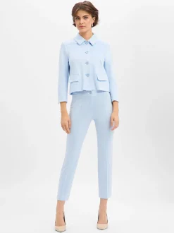 Marc Cain Sports Damen Stoffhose in hellblau
