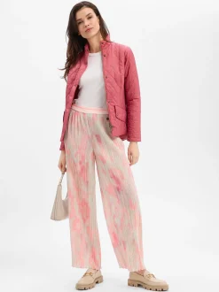 Marc Cain Sports Damen Stoffhose in mehrfarbig rosa