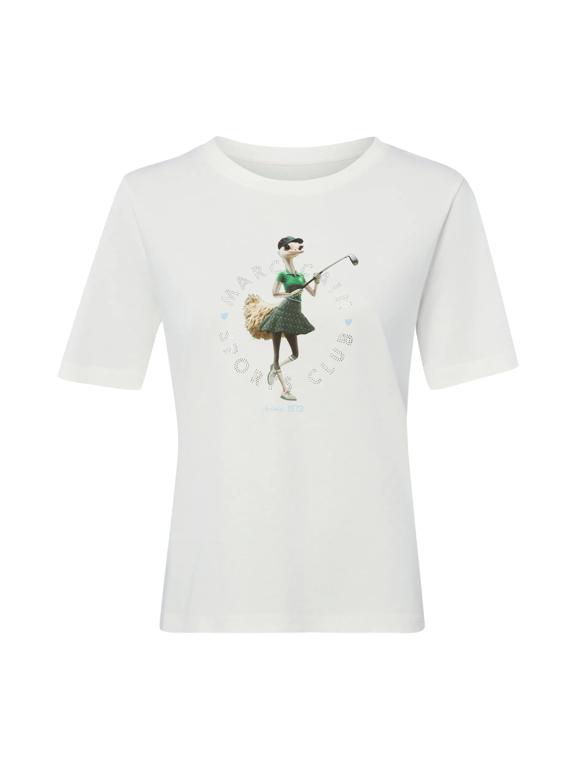 Marc Cain Sports Damen T-Shirt in ecru mehrfarbig