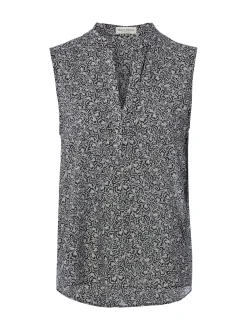 Marc O'Polo Damen Blusentop in schwarz weiß
