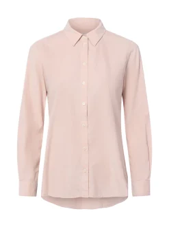 Marc O'Polo Damen Cord-Hemdbluse in rosa