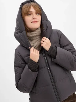 Marc O'Polo Damen Daunenjacke in anthrazit