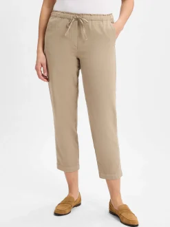 Marc O'Polo Damen Hose mit Leinenanteil in beige