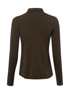 Marc O'Polo Damen Jerseybluse in schilf - Ärmel: langarm