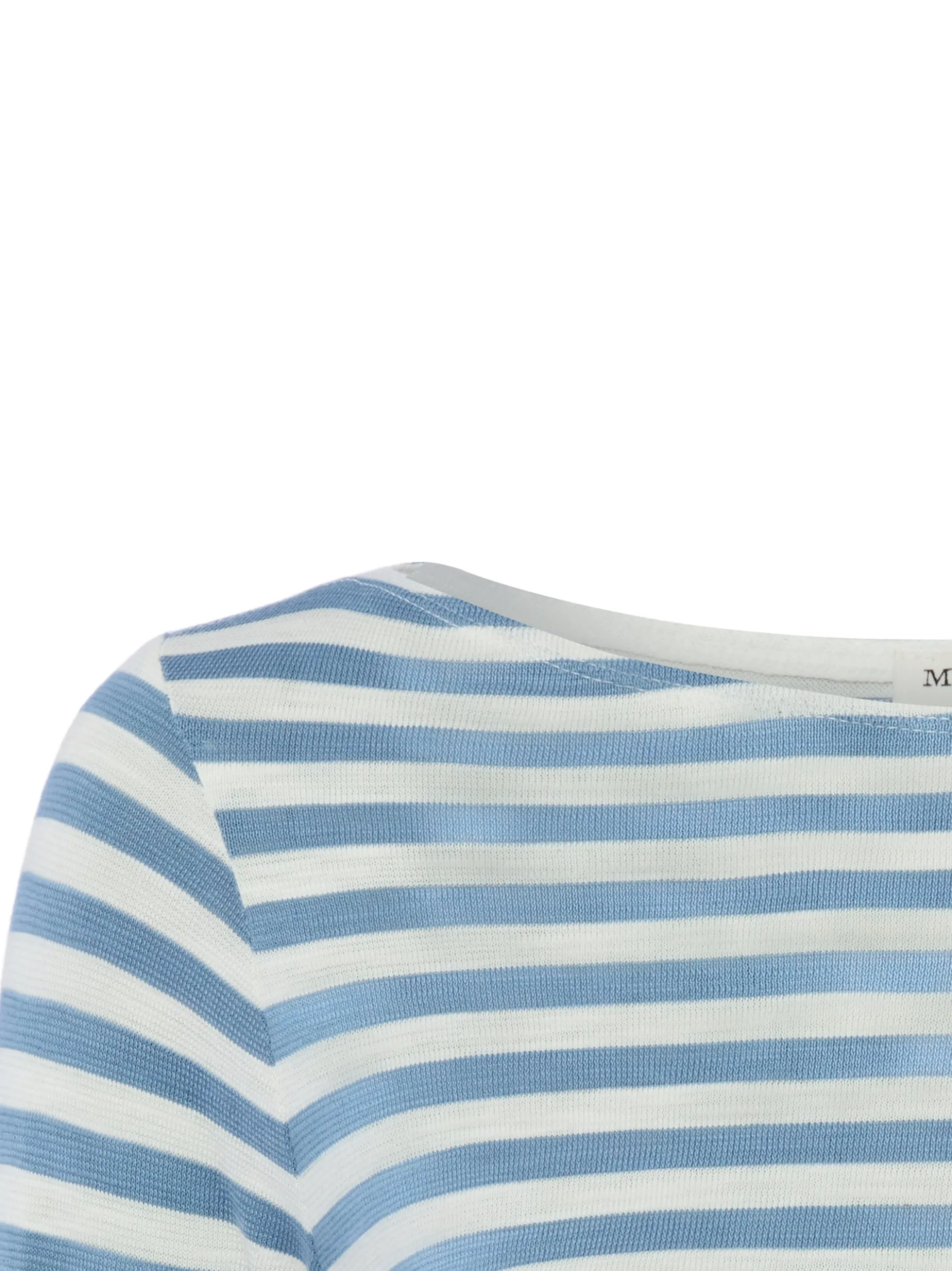 Marc O'Polo Damen Langarmshirt in blau weiß