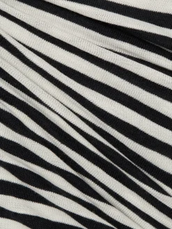 Marc O'Polo Damen Langarmshirt in ecru schwarz