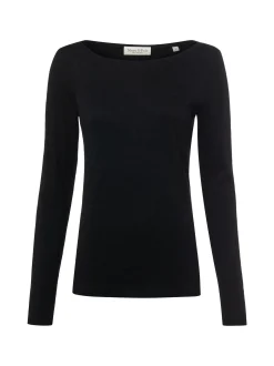 Marc O'Polo Damen Langarmshirt in schwarz