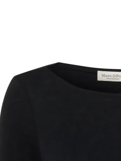 Marc O'Polo Damen Langarmshirt in schwarz