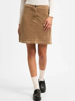 Marc O'Polo Damen Minirock in camel - Länge: kurz