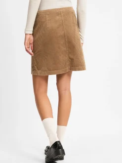Marc O'Polo Damen Minirock in camel - Länge: kurz