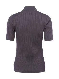 Marc O'Polo Damen Poloshirt in anthrazit