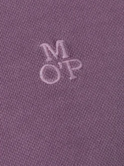 Marc O'Polo Damen Poloshirt in flieder - Ärmel: kurzarm