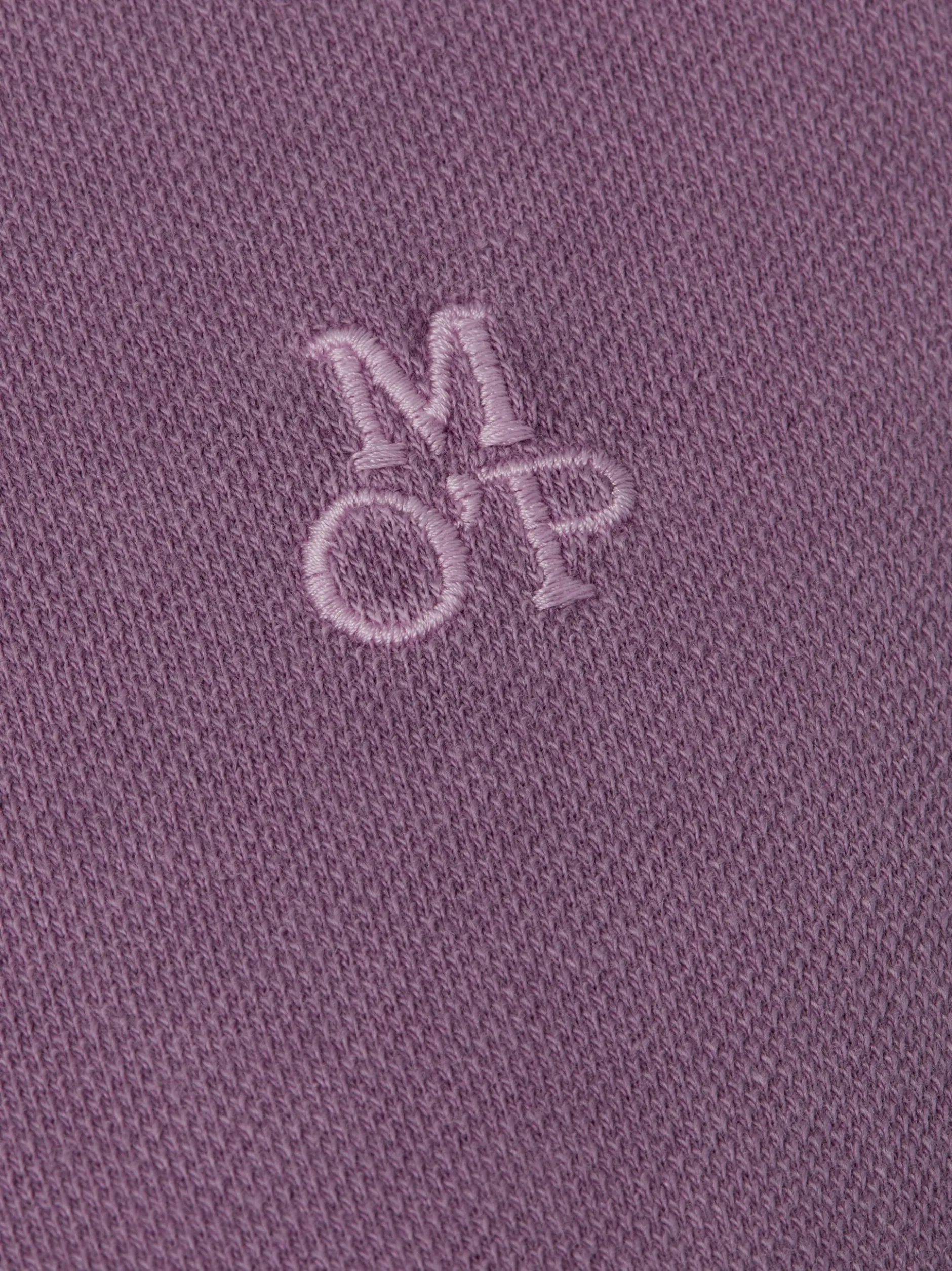 Marc O'Polo Damen Poloshirt in flieder - Ärmel: kurzarm