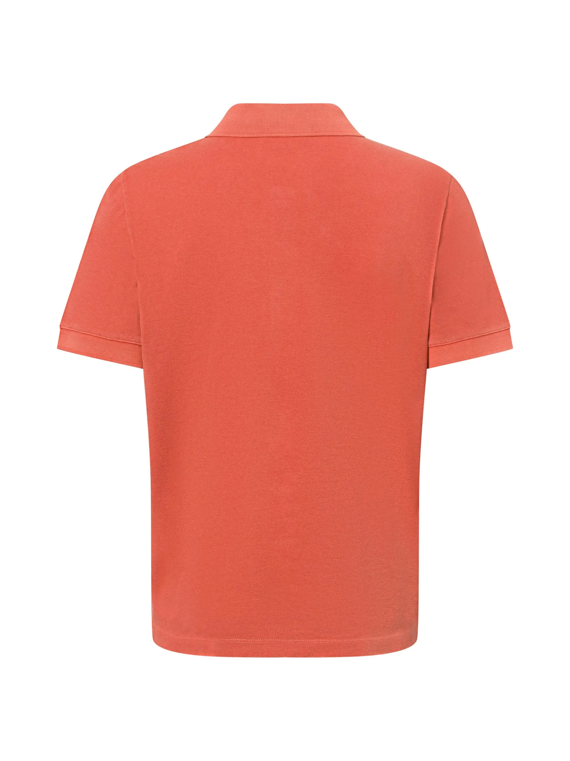 Marc O'Polo Damen Poloshirt in koralle - Ärmel: kurzarm