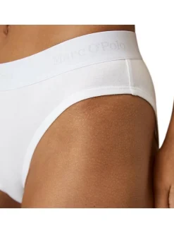 Marc O'Polo Damen Slip 6er Pack in weiß