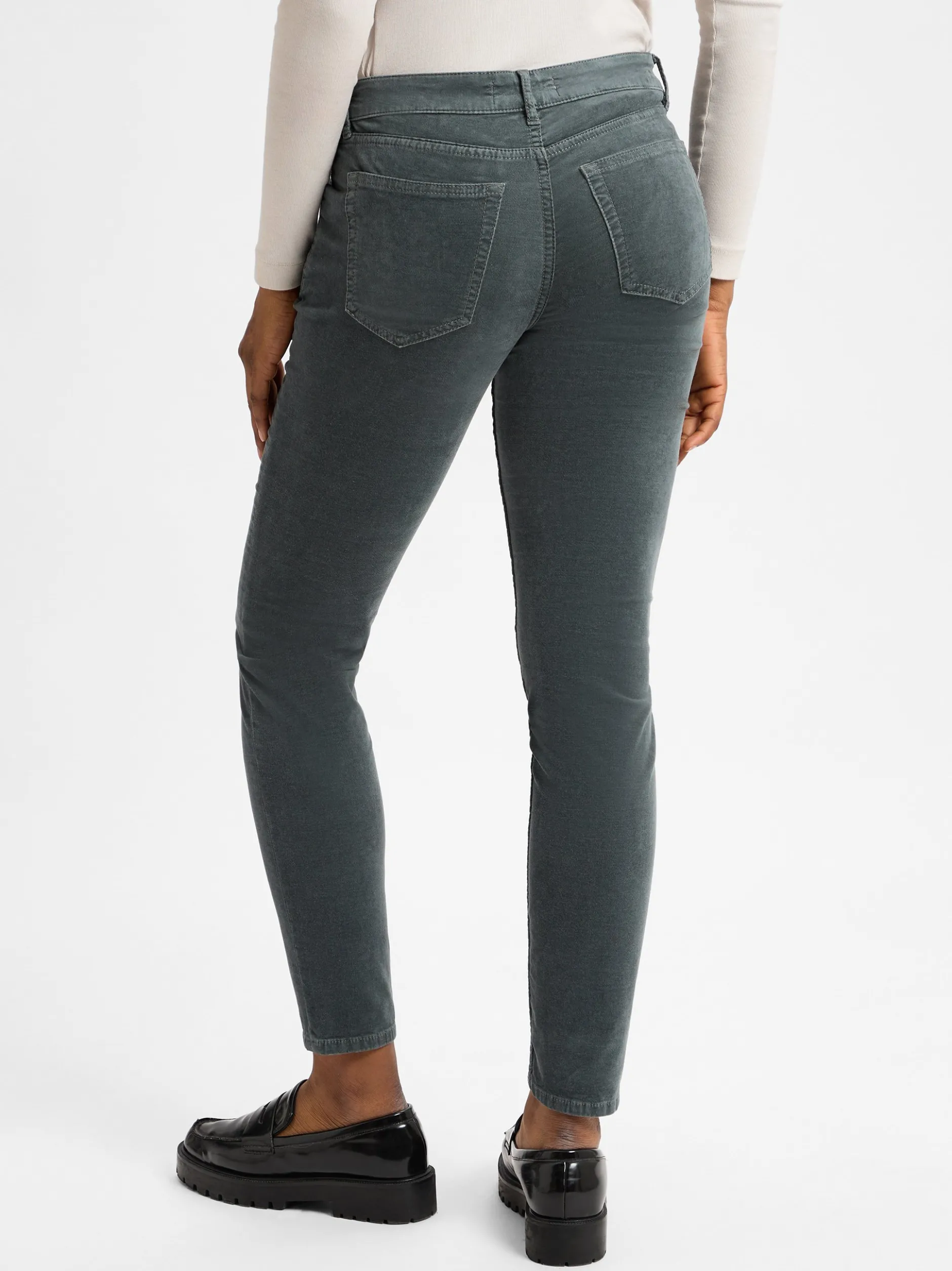 Marc O'Polo Damen Stoffhose - Lulea in smaragd