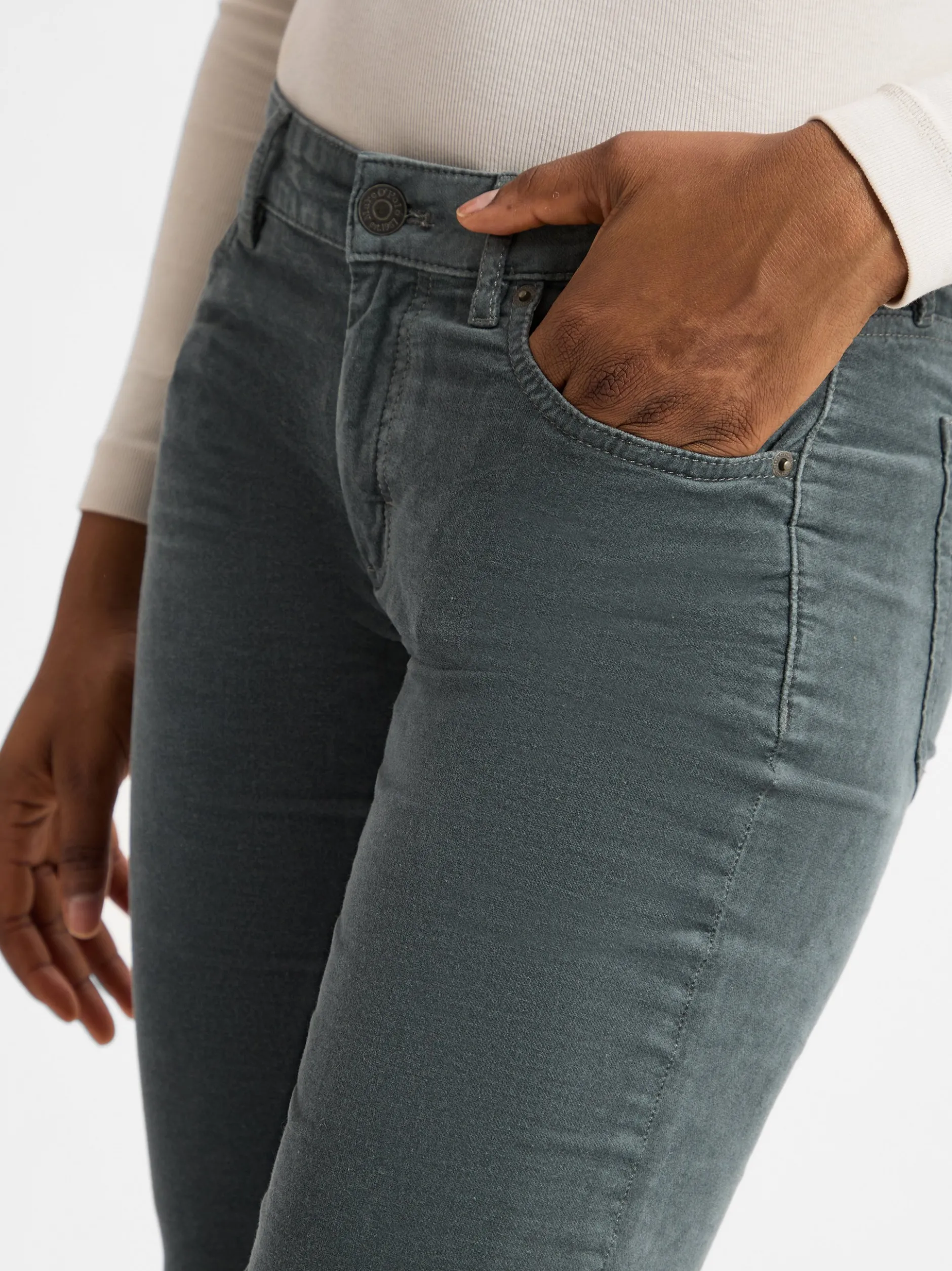 Marc O'Polo Damen Stoffhose - Lulea in smaragd