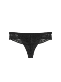 Marc O'Polo Damen String - Timeless Lace in schwarz
