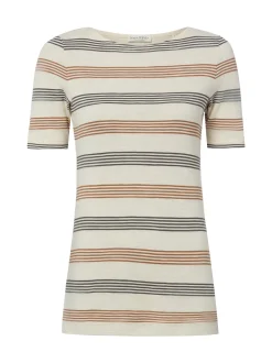Marc O'Polo Damen T-Shirt in sand mehrfarbig