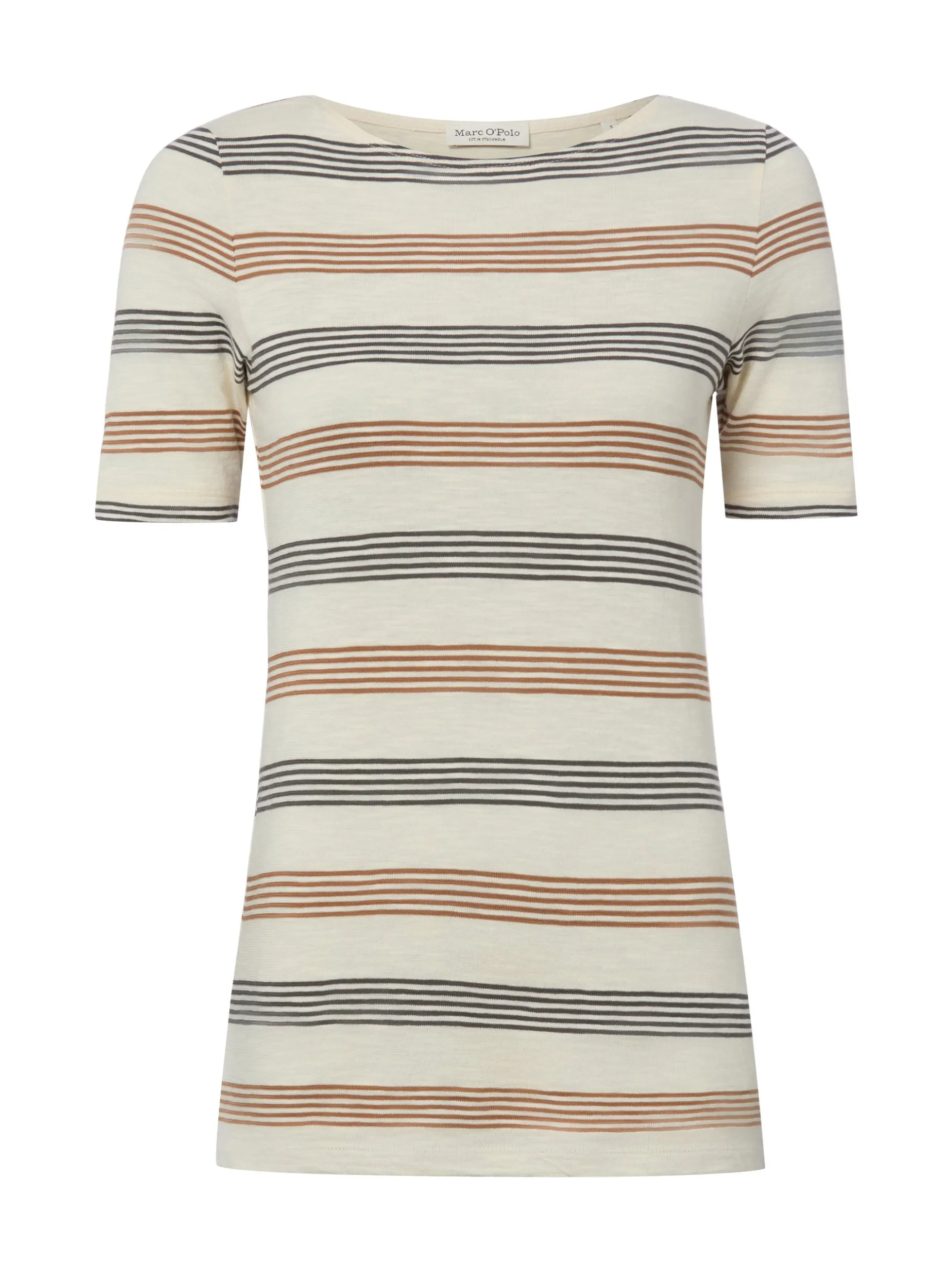 Marc O'Polo Damen T-Shirt in sand mehrfarbig