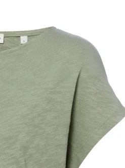 Marc O'Polo Damen T-Shirt in schilf - Ausschnitt: U-Boot