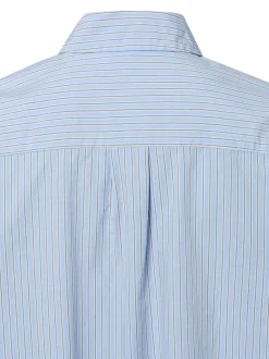 Marc O'Polo Denim Damen Hemdbluse in hellblau weiß