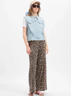 Marc O'Polo Denim Damen Jeansweste in bleached