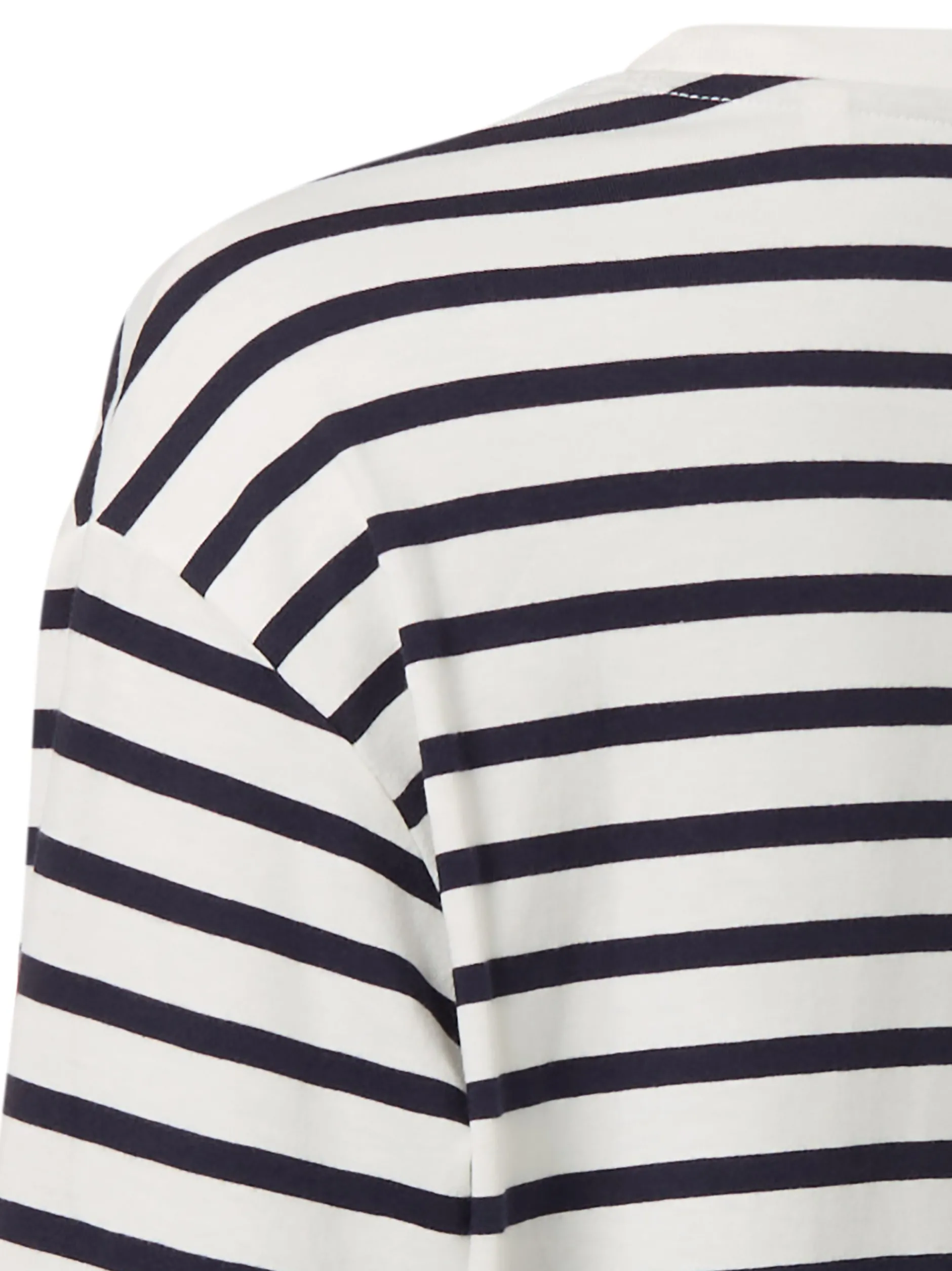 Marc O'Polo Denim Damen Langarmshirt in weiß schwarz