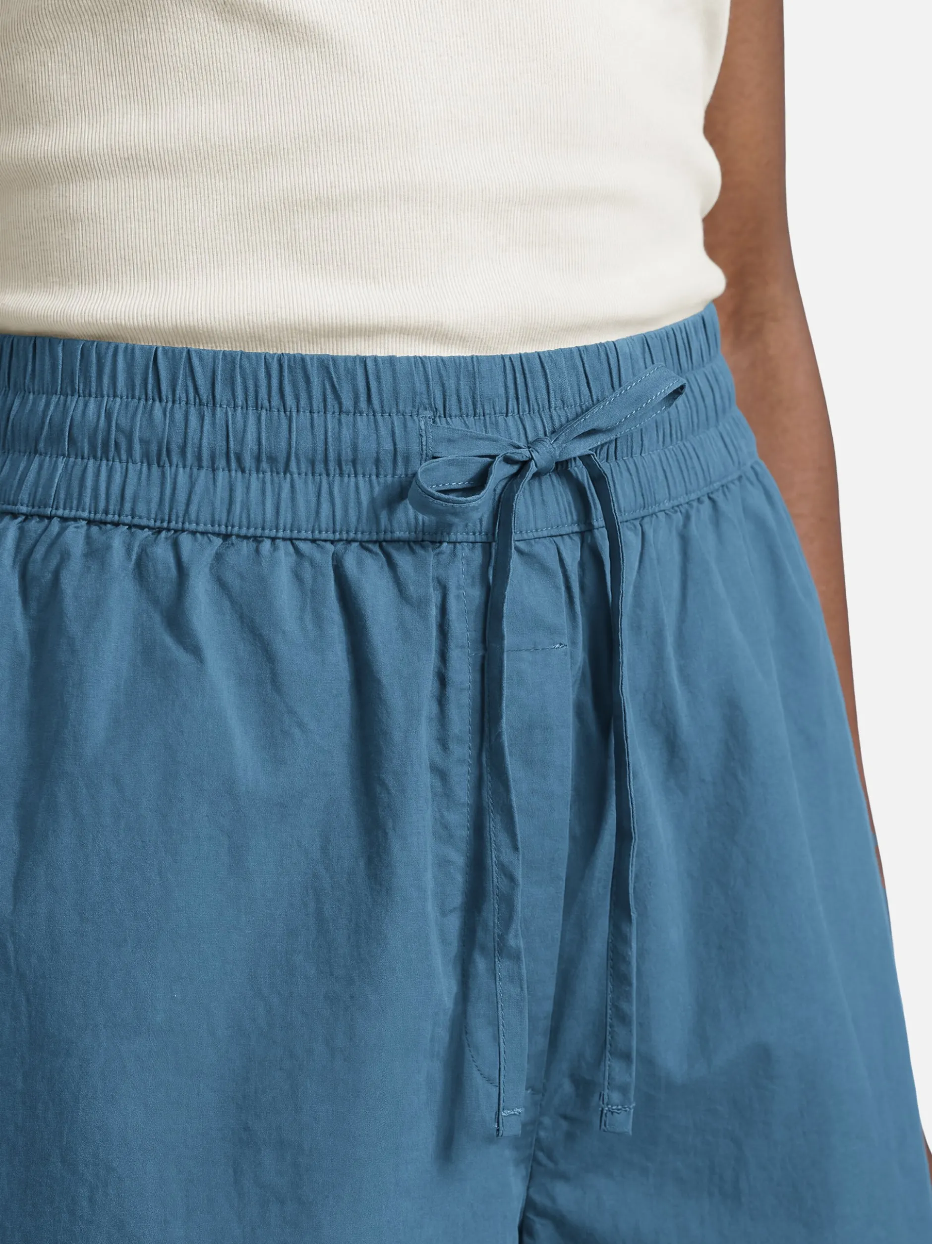 Marc O'Polo Denim Damen Shorts in indigo - Länge: kurz