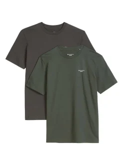 Marc O'Polo Denim Herren T-Shirt 2er Pack in mehrfarbig