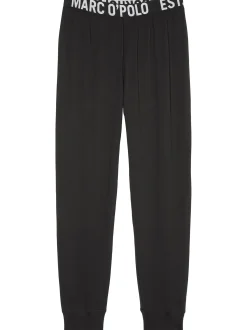 Marc O'Polo Herren Jogginghose - Mix & Match Cotton in schwarz