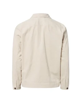 Marc O'Polo Herren Overshirt in kitt - Ausschnitt: Kent