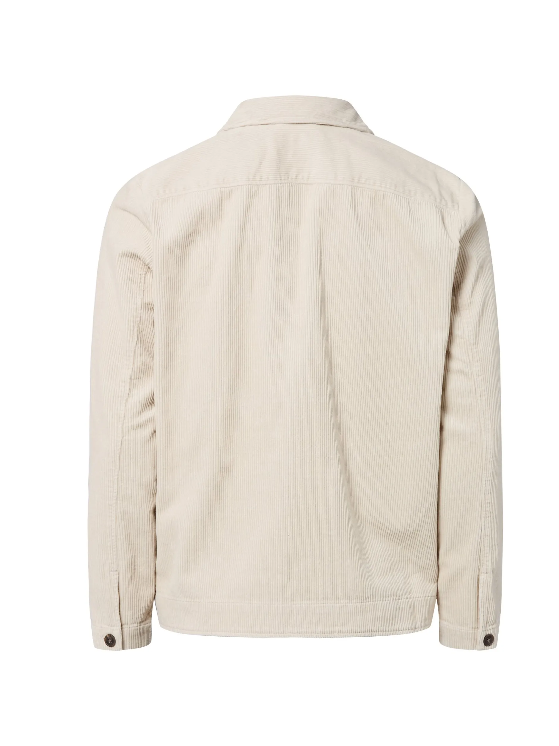 Marc O'Polo Herren Overshirt in kitt - Ausschnitt: Kent