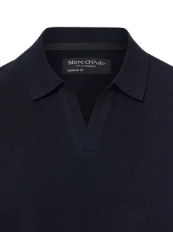 Marc O'Polo Herren Poloshirt in marine - Ärmel: kurzarm