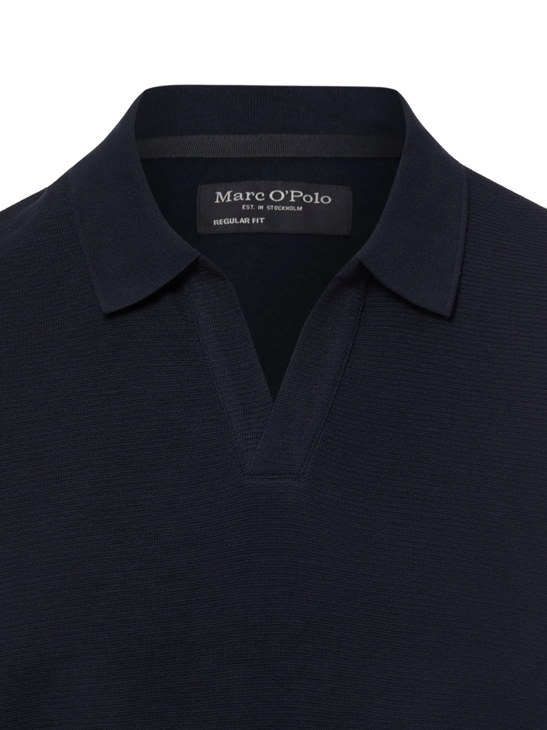 Marc O'Polo Herren Poloshirt in marine - Ärmel: kurzarm