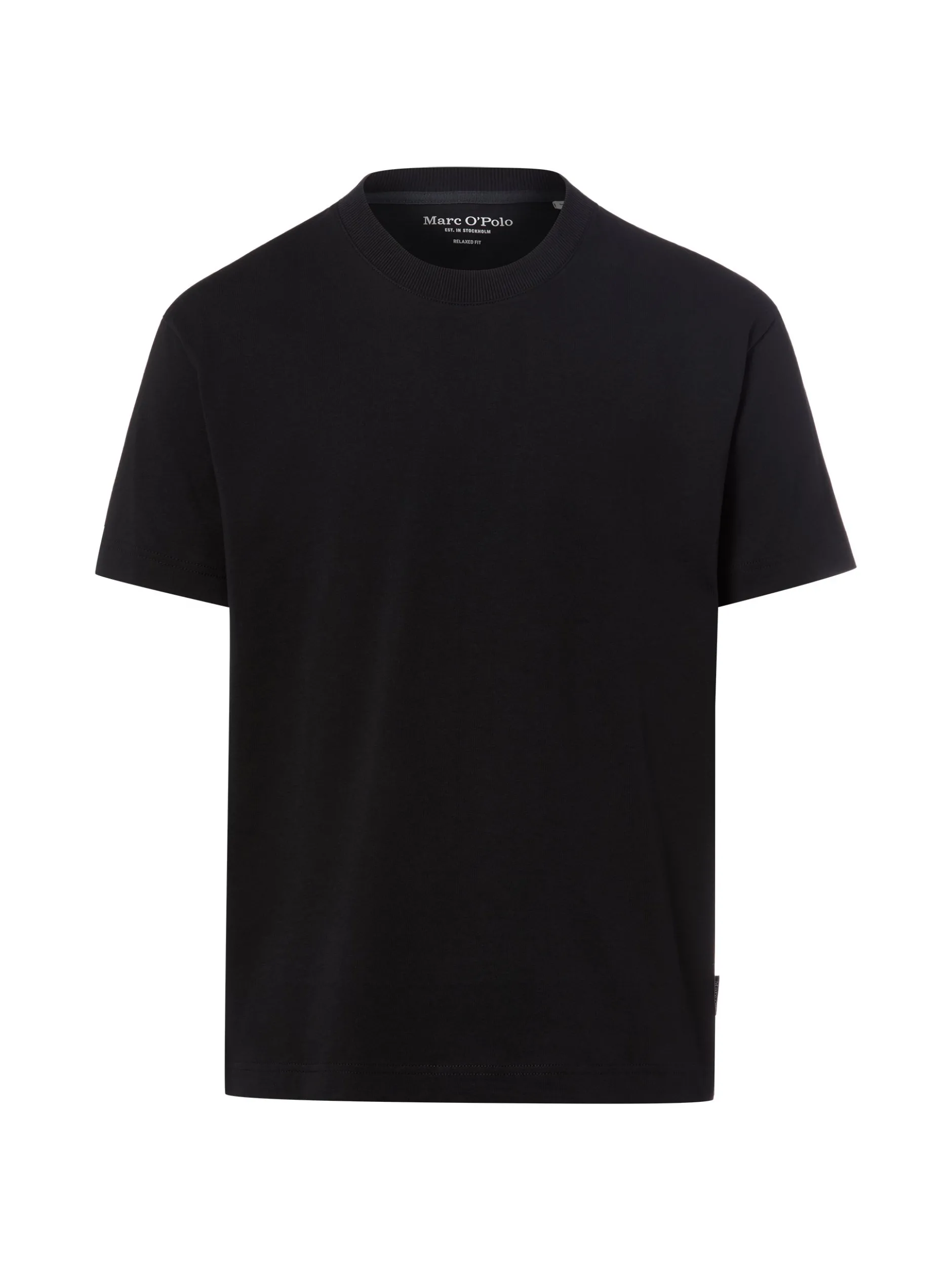 Marc O'Polo Herren T-Shirt in schwarz - Ärmel: kurzarm