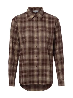 Marie Lund Collection Damen Bluse in mocca beige