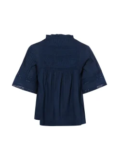 Marie Lund Collection Damen Bluse in blau