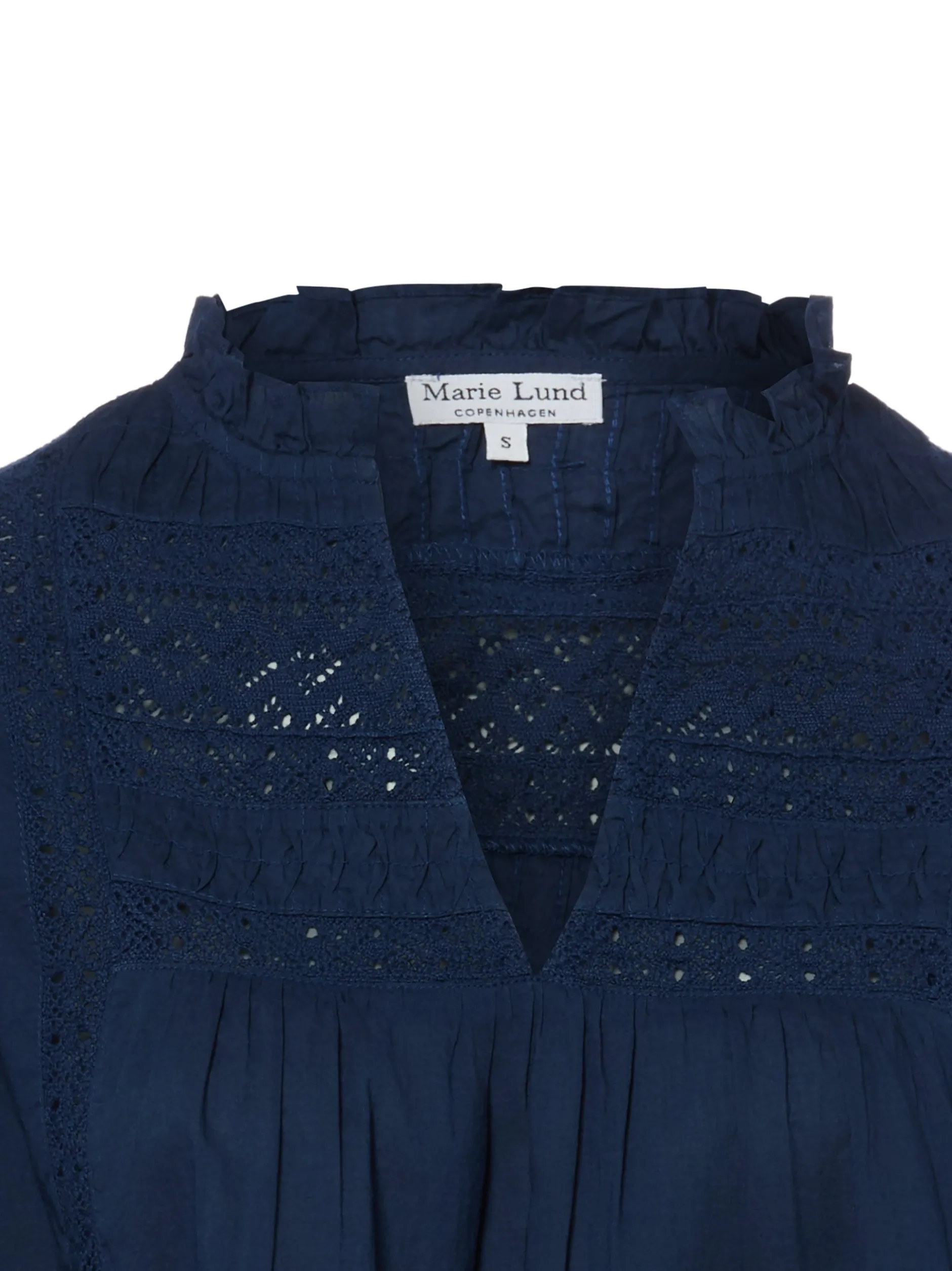 Marie Lund Collection Damen Bluse in blau