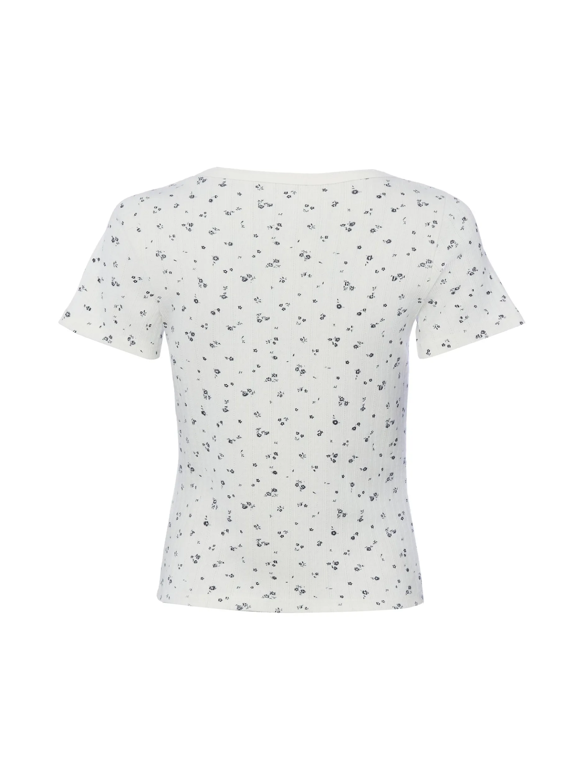 Marie Lund Collection Damen T-Shirt in ecru schwarz