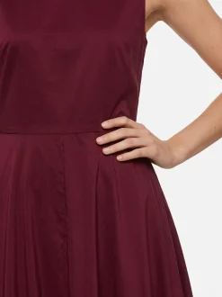 Marie Lund Damen Abendkleid in bordeaux - Länge: lang