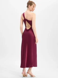 Marie Lund Damen Abendkleid in himbeer - Länge: midi