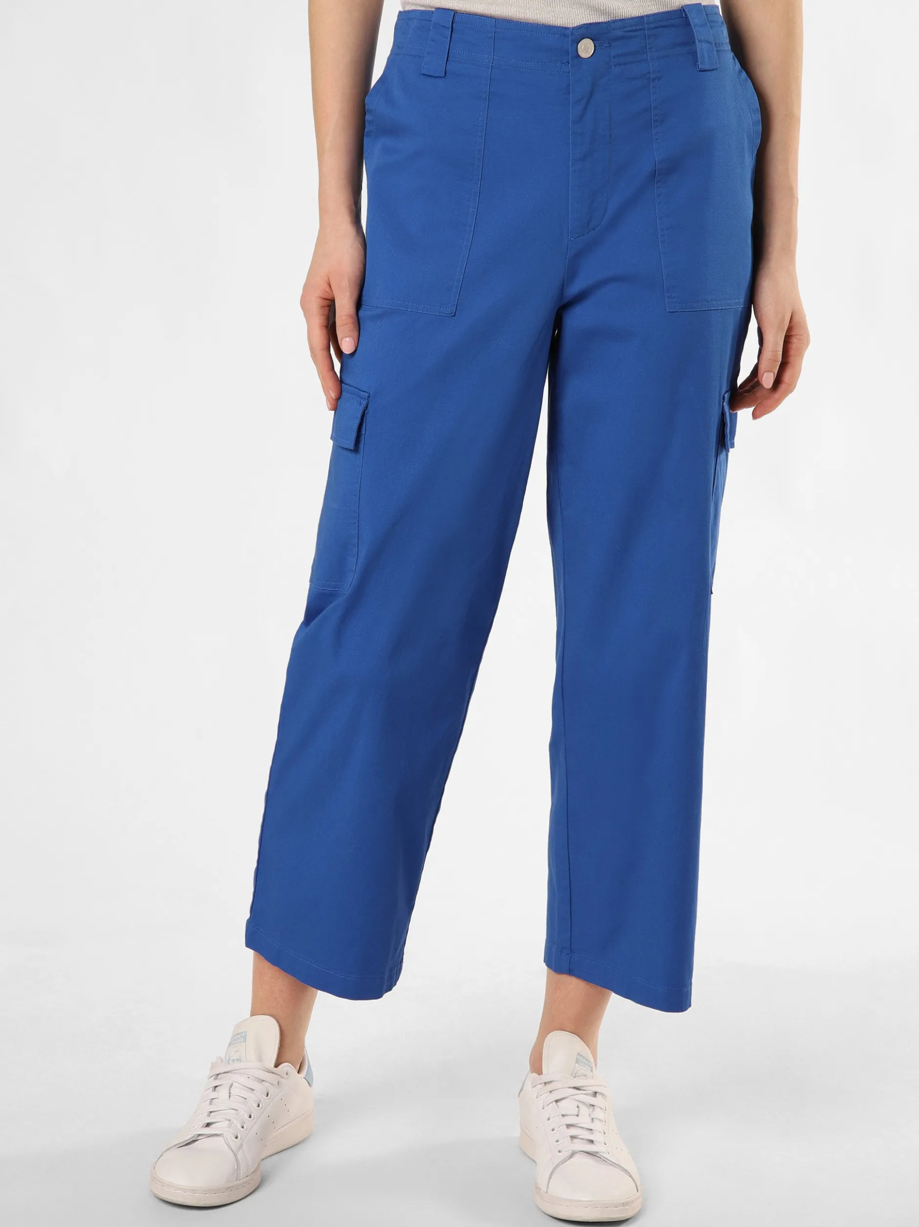 Marie Lund Damen Hose in blau - Länge: verkürzt