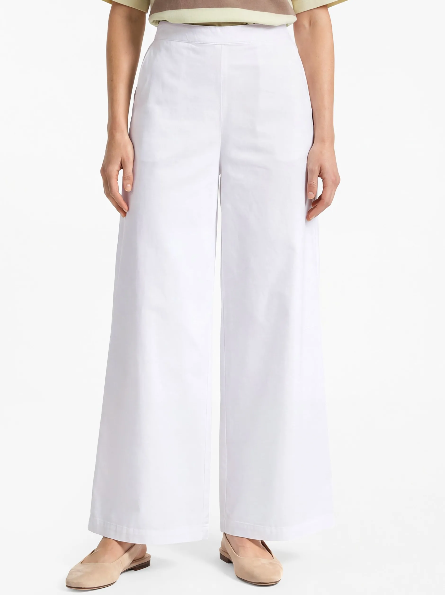 Marie Lund Damen Hose in weiß - Länge: lang