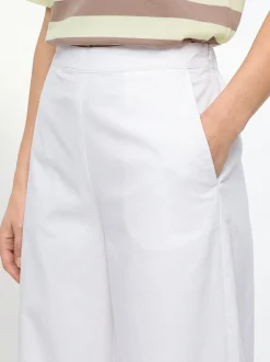 Marie Lund Damen Hose in weiß - Länge: lang